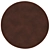 Round Brown Displace Carpet 3D model small image 1