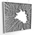 Metallic Tree Decor Panel 3D model small image 2