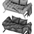 Elegant Allegro Sofa 3D model small image 2