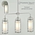 Sleek Loft Pendant & Sconce 3D model small image 1