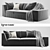 Luxury Ligne Roset Exclusif Sofa 3D model small image 1