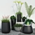 Sleek Planter for Outdoor Gardening 3D model small image 1