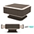 Estet Venge Coffee Table: Stylish and Functional 3D model small image 1