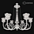 Golden Radiance Chandelier 3D model small image 3