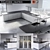 Stylish Varenna Matrix Kitchen 3D model small image 1