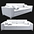 Modern Italian Sofa: Alberta Central Park 3D model small image 2