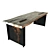 Natural Walnut Slab Table 3D model small image 1