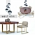 Uptown Round Dining Table: Elegant and Versatile 3D model small image 1