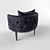 Title: Velvet Capitone Chair: Classic Elegance 3D model small image 2