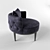 Title: Velvet Capitone Chair: Classic Elegance 3D model small image 3