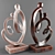 Enduring Unity: Family Metal Statue 3D model small image 2