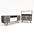 Retro Chic Electra TV Stand 3D model small image 1