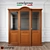 Italian Three-Door Glass Display Cabinet 3D model small image 1