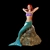 Ocean Beauty Mermaid Modeling 3D model small image 1