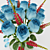 Ethereal Blue Rose Blossom 3D model small image 3