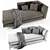 Modern Picasso Couch 3D model small image 3