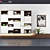 Modern Floating Bookcase with Optional LED Light 3D model small image 1