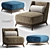 Elegant Comfort: Vibieffe OPERA Armchair 3D model small image 1