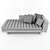 Contemporary HAERO Alivar Sofa 3D model small image 3