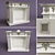 Parisian Marble Fireplace Set 3D model small image 3