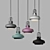 Copenhagen Pendant SC6: Sleek Steel & Beautiful Shades 3D model small image 1