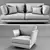 Bruehl Carousel Sofa Set 3D model small image 2