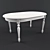 VERONA MOD Oval Extendable Dining Table 3D model small image 1