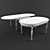 VERONA MOD Oval Extendable Dining Table 3D model small image 3