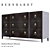 Sleek Modern Dresser 3D model small image 1