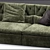 Frigerio Salotti: Luxury Dominio Capitonne Sofa 3D model small image 2