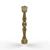 Title: Old Russian Style Carved Pillar 3D model small image 3