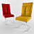 Stylish ITALGRUPPO KURT Chair 3D model small image 2