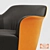 Poltrona Frau "Aida" Accent Chair 3D model small image 2