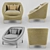 PASSION Armchair: Exquisite Capital Collection 3D model small image 3