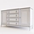 Modern Sutton Sideboard: Sleek Design 3D model small image 3