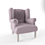 Loft Art Marseille Wing Chair - Classic Elegance 3D model small image 1