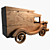Wooden Toy Car 3D model small image 2