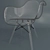 Modern Elegance: Eames DAW Chair 3D model small image 3