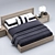 Elegant Grand Shutter Bed 3D model small image 3