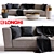 Fratelli Longhi WELLES | Double Depth Sofa 3D model small image 1