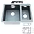 Sleek Smeg Sink Set 3D model small image 1