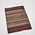 Faded Stripe Rug: Realistic, High-Quality Design 3D model small image 1