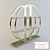 Decadence Bookcase: Opulent Art Deco Elegance 3D model small image 1