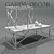 Marble Journal Tables - Garda Decor 3D model small image 1