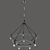 Elegant Crystal Chandelier 3D model small image 2