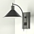 Elegant Metal Chandelier & Sconces 3D model small image 2