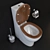 Cersanit WC and Accessories Set 3D model small image 1
