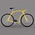 Viks Cafe Racer Bike 3D model small image 1