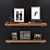 Restored Wood Wall Shelf: Vintage Design 3D model small image 1