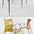 Versatile Argenta Chairs | 890x585x585 cm 3D model small image 2